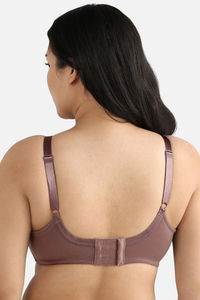 Wacoal Single Layered Wired Full Coverage Lace Bra - Cappuccino — thumbnail 3