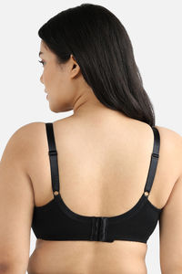 Wacoal Single Layered Wired Full Coverage Lace Bra - Black — thumbnail 3