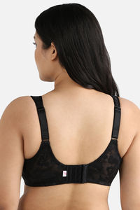 Wacoal Single Layered Wired Full Coverage Super Support Bra - Black — thumbnail 3