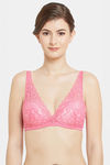 Wacoal Padded Non-Wired Medium Coverage Lace Bra - Pink — thumbnail 1