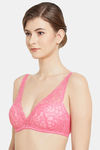 Wacoal Padded Non-Wired Medium Coverage Lace Bra - Pink — thumbnail 3