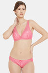 Wacoal Padded Non-Wired Medium Coverage Lace Bra - Pink — thumbnail 6