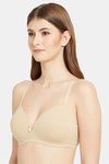 Wacoal Single Layered Non-Wired Full Coverage Super Support Bra - Beige — thumbnail 3