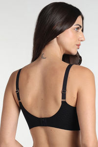 Wacoal Padded Non-Wired Full Coverage T-Shirt Bra - Black — thumbnail 3