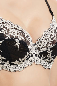 Wacoal Single Layered Wired 3/4Th Coverage Lace Bra - Black — thumbnail 7