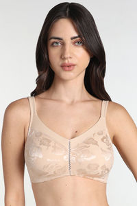 Wacoal Single Layered Non Wired Full Coverage Super Support Bra - Nude — thumbnail 2