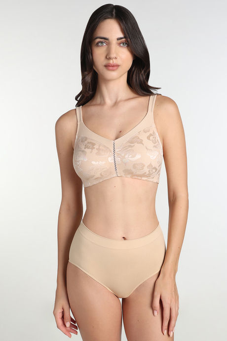 Wacoal Single Layered Non Wired Full Coverage Super Support Bra - Nude — image 6