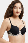 Wacoal Padded Wired 3/4Th Coverage Lace Bra - Black — thumbnail 2
