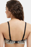 Wacoal Padded Wired 3/4Th Coverage Lace Bra - Black — thumbnail 4