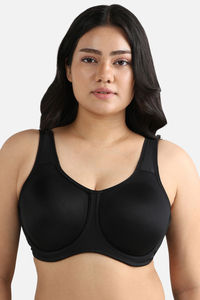 Wacoal Single Layered Wired Full Coverage T-Shirt Bra - Black — thumbnail 2