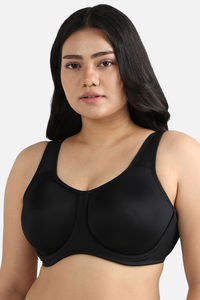 Wacoal Single Layered Wired Full Coverage T-Shirt Bra - Black — thumbnail 4