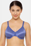 Wacoal Single Layered Wired Full Coverage Super Support Bra - Blue — thumbnail 1