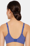 Wacoal Single Layered Wired Full Coverage Super Support Bra - Blue — thumbnail 4