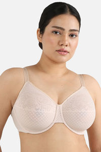 Wacoal Single Layered Wired Full Coverage Minimiser Bra - Sand — thumbnail 2