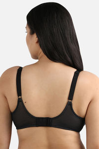 Wacoal Single Layered Wired Full Coverage Minimiser Bra - Black — thumbnail 3