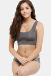 Wacoal Padded Non Wired Full Coverage Cami Bra - Grey — thumbnail 5