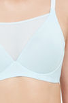 Wacoal Padded Wired Full Coverage T-Shirt Bra - Blue — thumbnail 7
