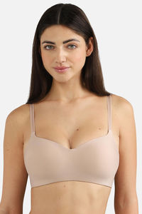 Wacoal Padded Non Wired 3/4Th Coverage T-Shirt Bra - Beige — thumbnail 2