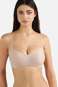 Wacoal Padded Non Wired 3/4Th Coverage T-Shirt Bra - Beige — thumbnail 5
