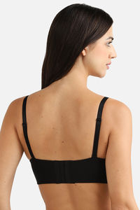 Wacoal Padded Non Wired 3/4Th Coverage T-Shirt Bra - Black — thumbnail 3