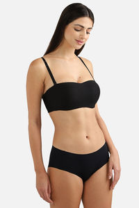 Wacoal Padded Wired Medium Coverage Strapless Bra - Black — thumbnail 1