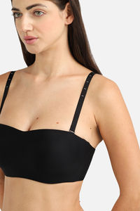 Wacoal Padded Wired Medium Coverage Strapless Bra - Black — thumbnail 5