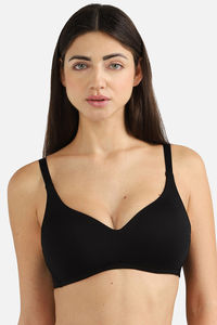 Wacoal Padded Non Wired Full Coverage T-Shirt Bra - Black — thumbnail 2