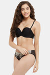 Wacoal Padded Wired Medium Coverage T-Shirt Bra - Black — thumbnail 5
