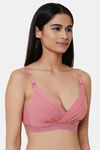 Wacoal Padded Non Wired 3/4Th Coverage Maternity / Nursing Bra - Pink — thumbnail 2