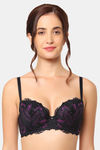 Wacoal Padded Wired 3/4Th Coverage Lace Bra - Black — thumbnail 1
