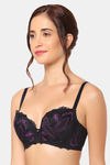 Wacoal Padded Wired 3/4Th Coverage Lace Bra - Black — thumbnail 3