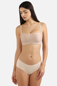 Wacoal Padded Non Wired Medium Coverage Bralette - Beige — thumbnail 1