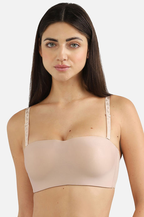 Wacoal Padded Non Wired Medium Coverage Bralette - Beige — image 2