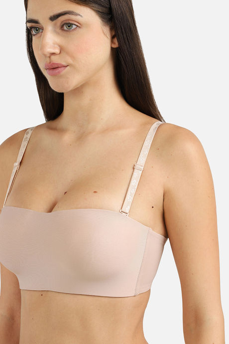 Wacoal Padded Non Wired Medium Coverage Bralette - Beige — image 6