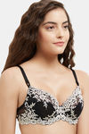 Wacoal Single Layered Wired 3/4Th Coverage Lace Bra - Black — thumbnail 2