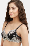 Wacoal Single Layered Wired 3/4Th Coverage Lace Bra - Black — thumbnail 3