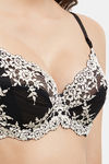 Wacoal Single Layered Wired 3/4Th Coverage Lace Bra - Black — thumbnail 7