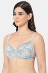 Wacoal Single Layered Wired 3/4Th Coverage Lace Bra - Blue — thumbnail 3