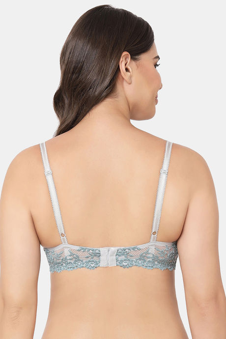 Wacoal Single Layered Wired 3/4Th Coverage Lace Bra - Blue — image 4