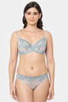 Wacoal Single Layered Wired 3/4Th Coverage Lace Bra - Blue — thumbnail 5