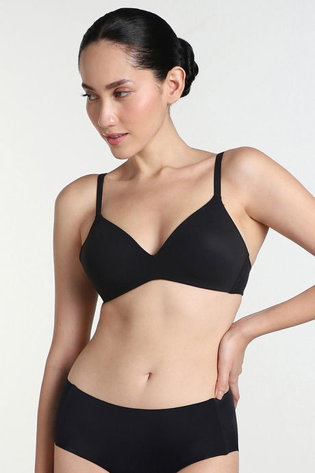 Buy Wacoal Padded Non Wired Full Coverage T-Shirt Bra - Black