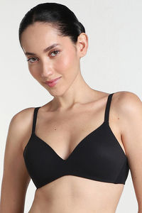 Wacoal Padded Non Wired Full Coverage T-Shirt Bra - Black — thumbnail 2
