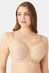 Wacoal Single Layered Wired Full Coverage Lace Bra - Brown — thumbnail 2