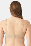 Wacoal Single Layered Wired Full Coverage Lace Bra - Brown — thumbnail 4