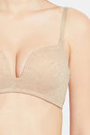 Wacoal Padded Non Wired 3/4Th Coverage T-Shirt Bra - Skin — thumbnail 8