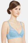 Wacoal Padded Non Wired Medium Coverage Bralette - Blue — thumbnail 2