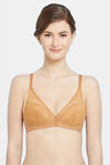 Wacoal Padded Non Wired Medium Coverage Bralette - Brown — thumbnail 1