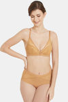 Wacoal Padded Non Wired Medium Coverage Bralette - Brown — thumbnail 5