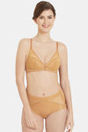 Wacoal Padded Non Wired Medium Coverage Bralette - Brown — thumbnail 6