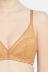 Wacoal Padded Non Wired Medium Coverage Bralette - Brown — thumbnail 8